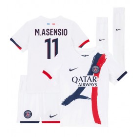 Paris Saint-Germain Marco Asensio #11 Auswärtstrikot 2024-25 Kurzarm (+ kurze hosen)